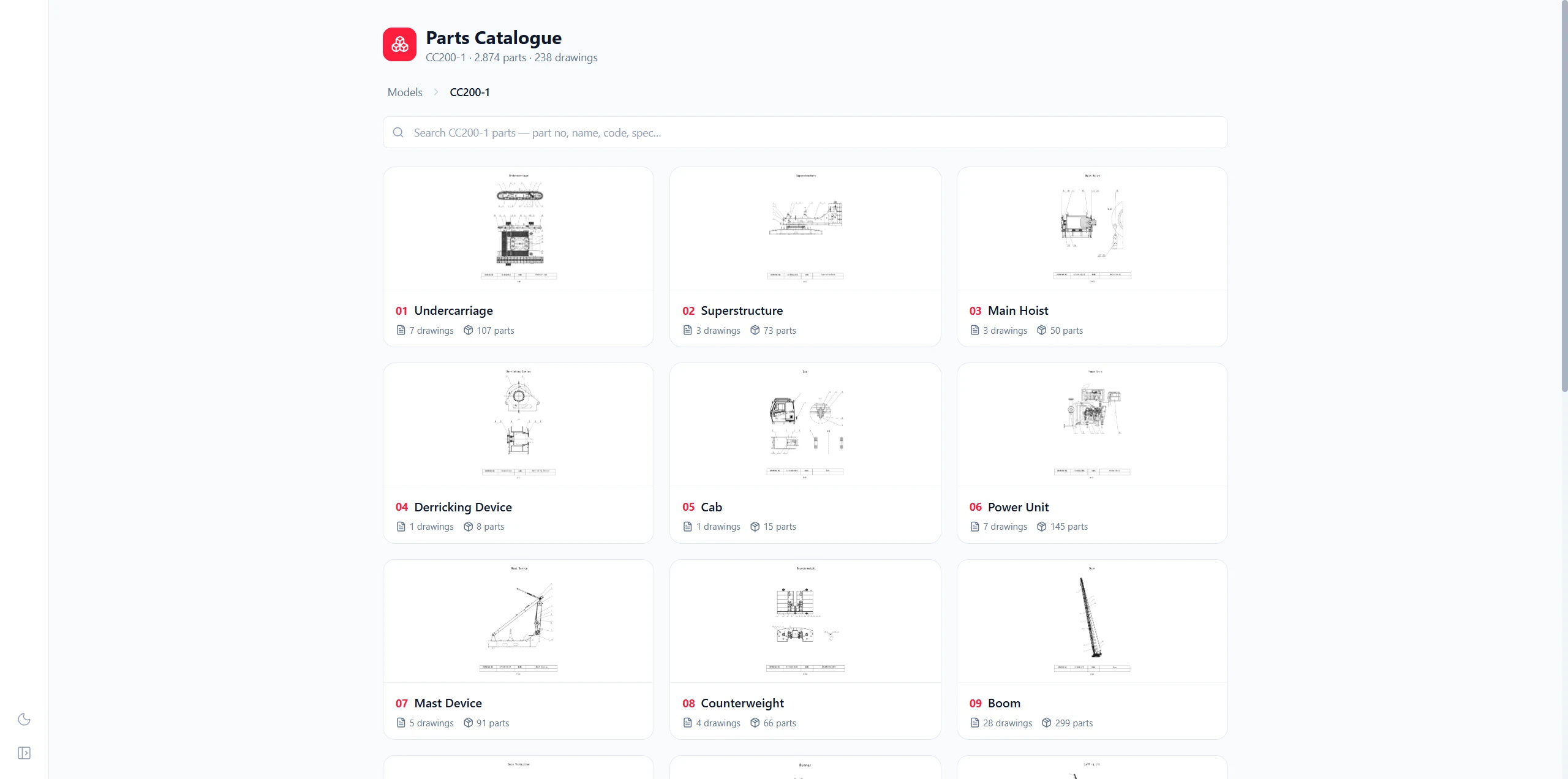 PVE AMERICAN Parts Catalogue