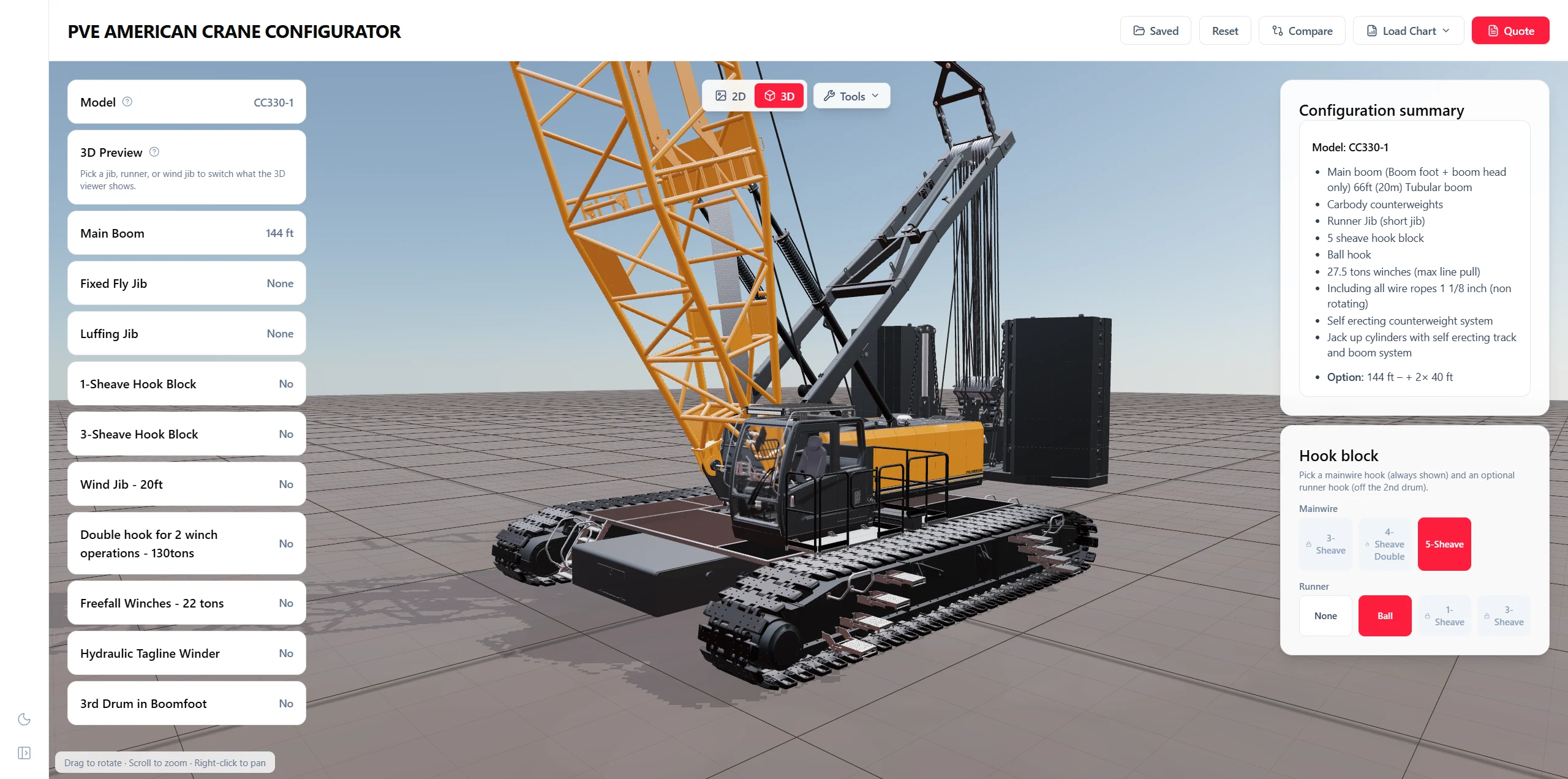 PVE AMERICAN Quote Configurator