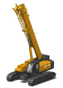 Electric Telescopic crawler crane